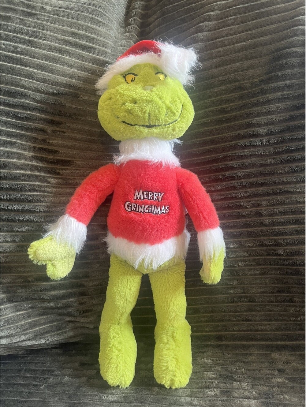 Aurora Dr Seuss Grinch Plush Stuffed Toy 15” How the Grinch Stole Christmas